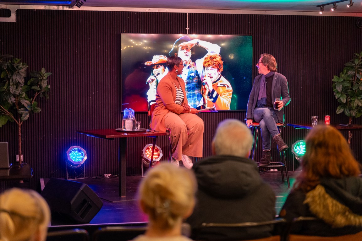 Adam Keast and Ngunan Adamu at our Open House event in 2024. Photograph by Olivia Carroll