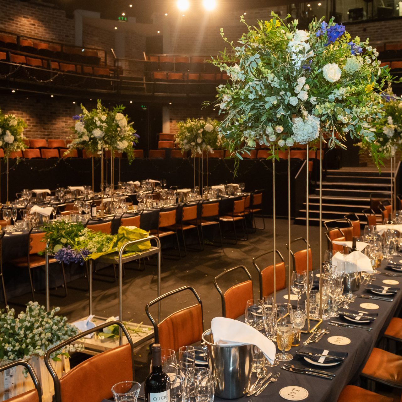 Preparations for a wedding in the theatre. Photograph by Brian Roberts.