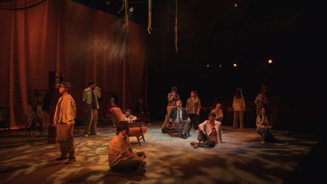 A group of young people on stage