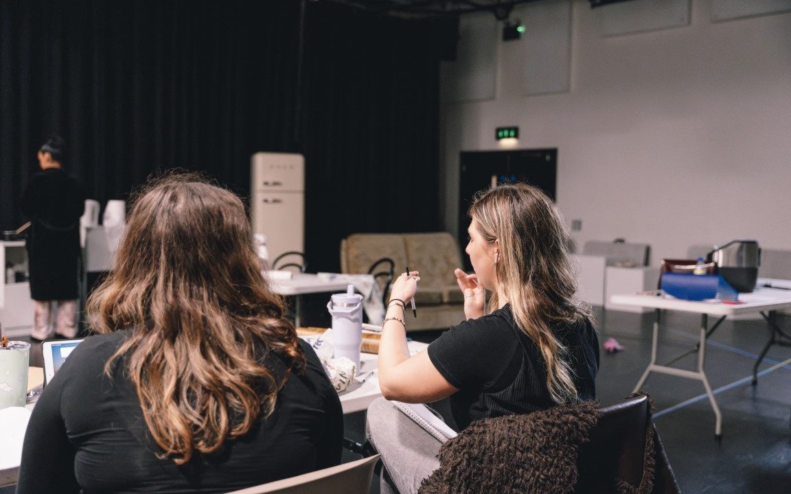 YEP Producers in rehearsals. Photograph by Kieran Irvine