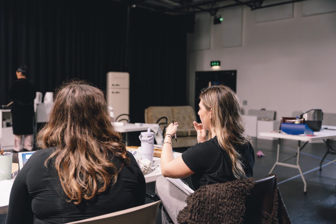 YEP Producers in rehearsals. Photograph by Kieran Irvine