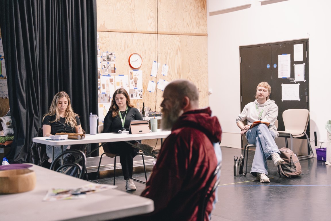 YEP Producers in rehearsals. Photograph by Kieran Irvine