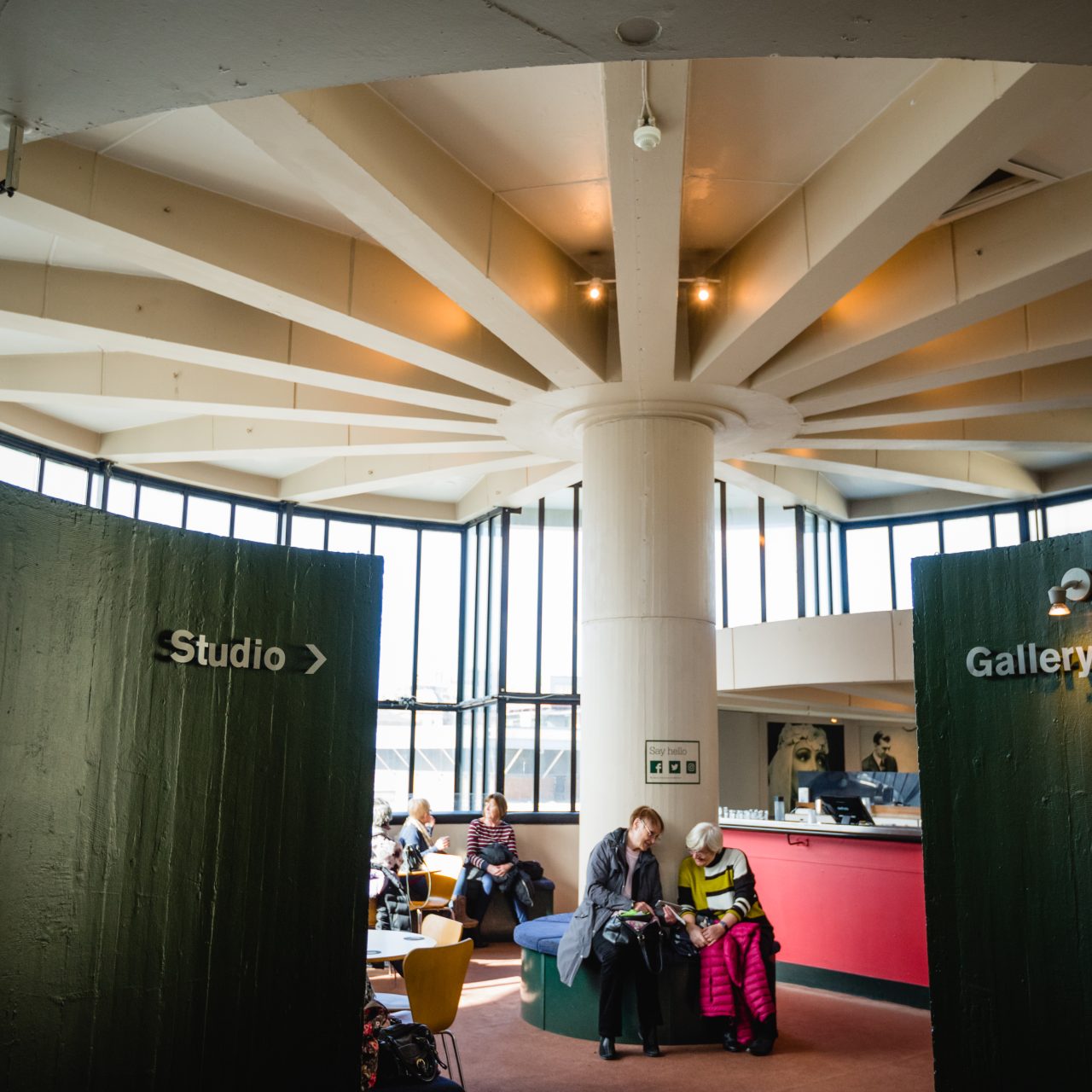 The entrance to the Gallery Bar. Photograph by Emma Hillier