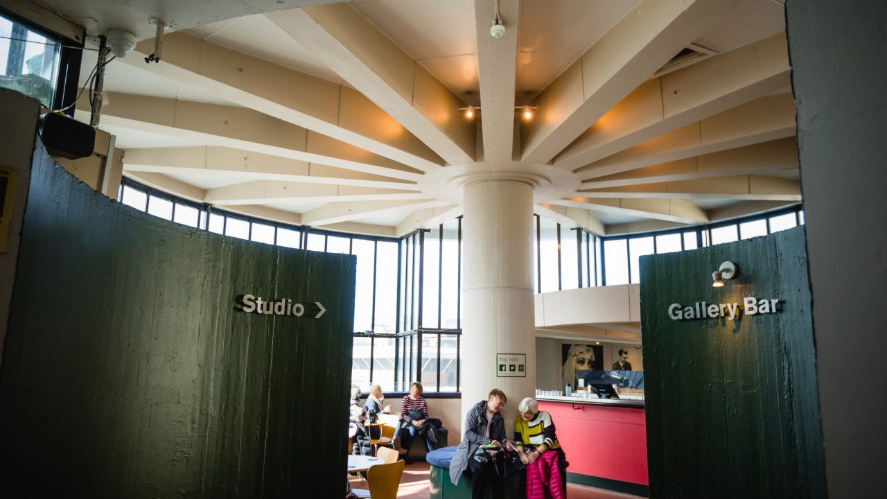 The entrance to the Gallery Bar. Photograph by Emma Hillier