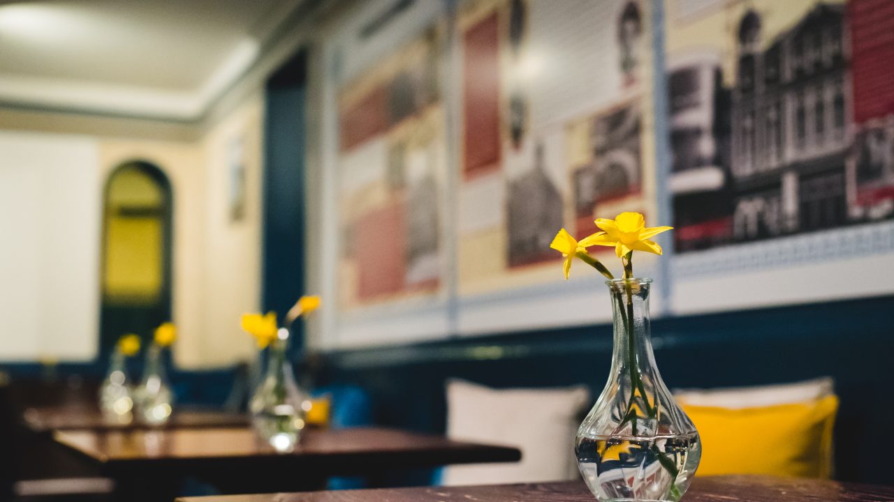 The Stalls Bar at the Playhouse. Photograph by Emma Hillier