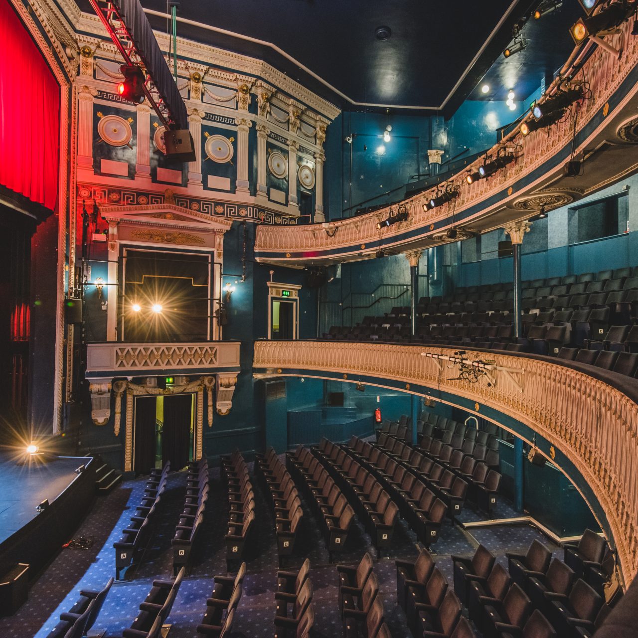 Inside the Playhouse auditorium.