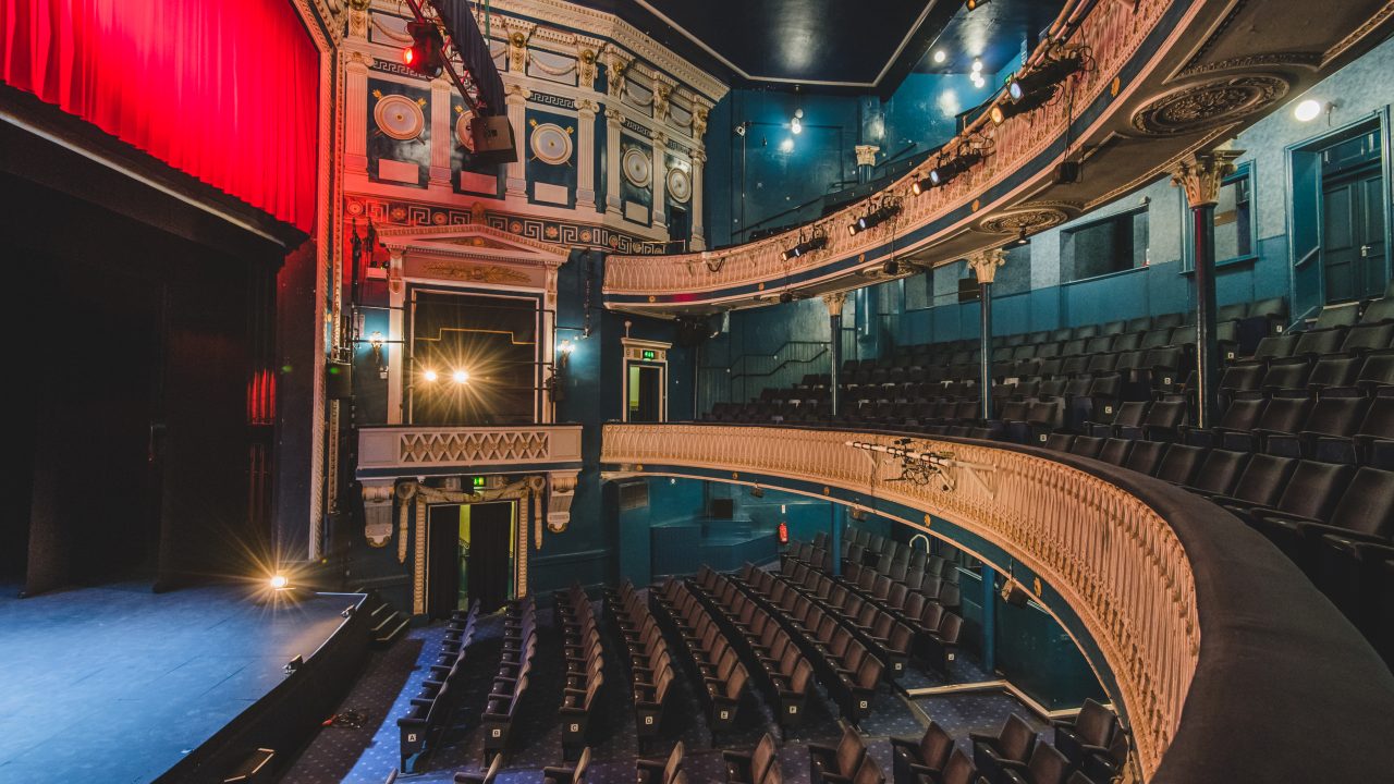 Inside the Playhouse auditorium.